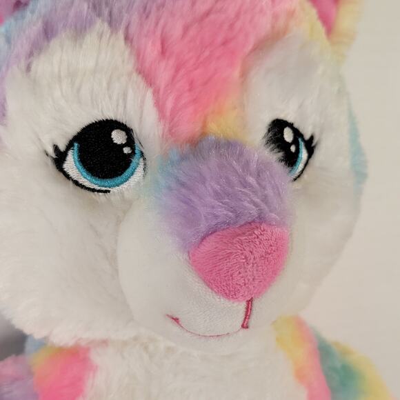 Build-A-Bear Great Wolf Lodge Rainbow Plush Cat 17" Stuffed Animal Toy 2021 - Picture 6 of 12